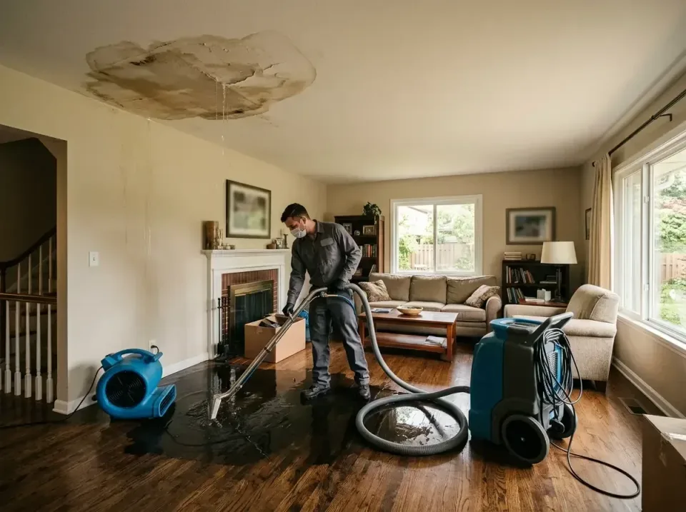 attic-pipe-burst-ceiling-drip-008 — frequently asked questions, Water Damage Restoration & Carpet Care in McMurray, PA